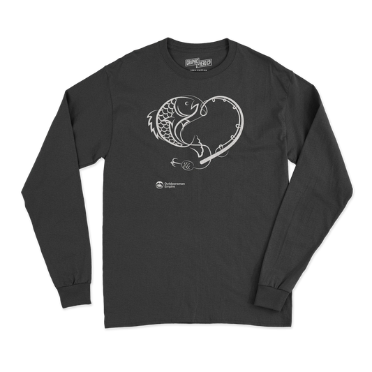 Fishing Heart' Men Long Sleeve Shirt