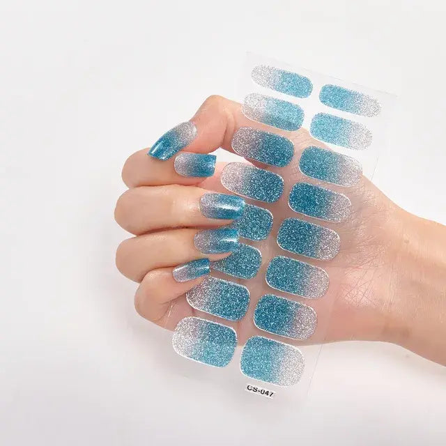 DIY Gel Nail Stickers