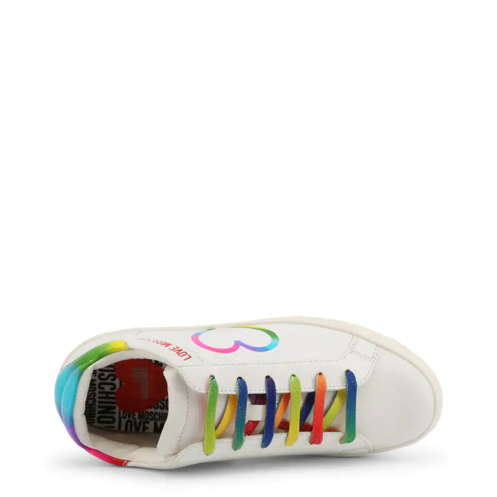 Love Moschino Rainbow Heart Sneakers