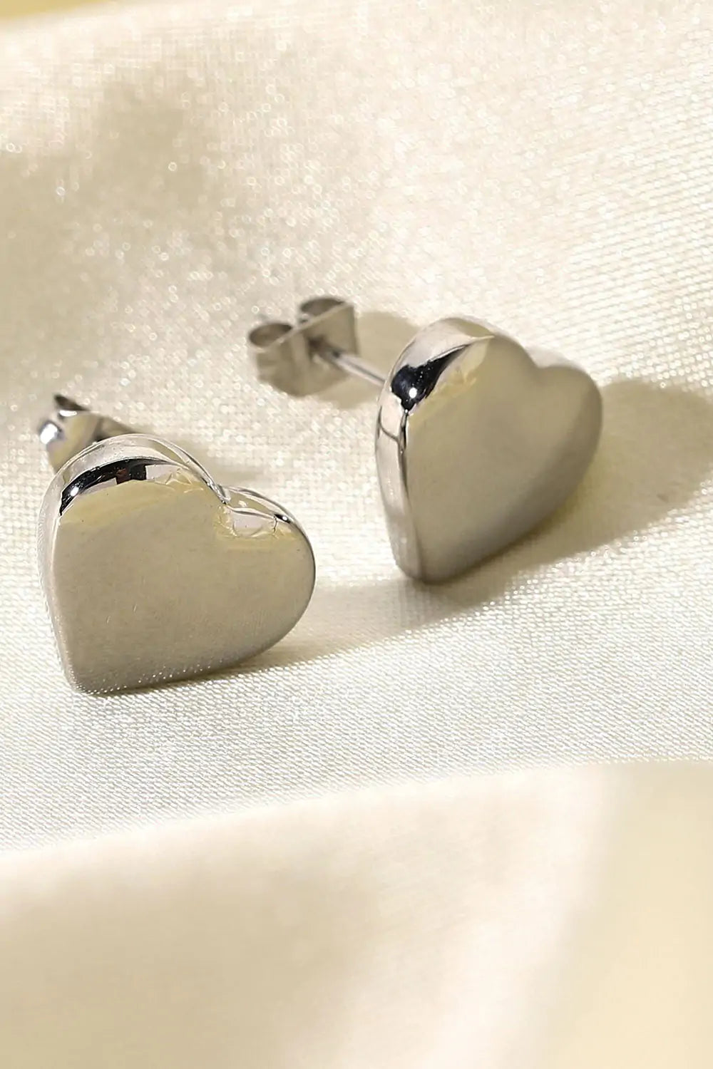 Heart Stud Earrings