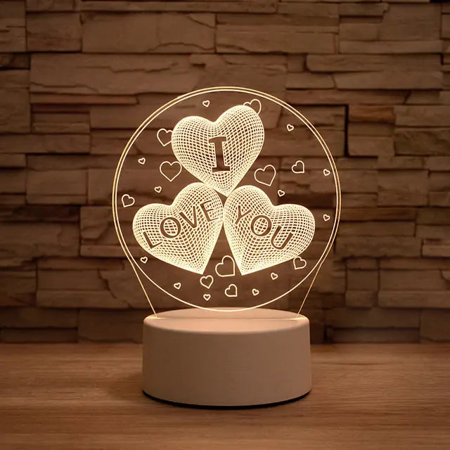 3D Table Night Lamp