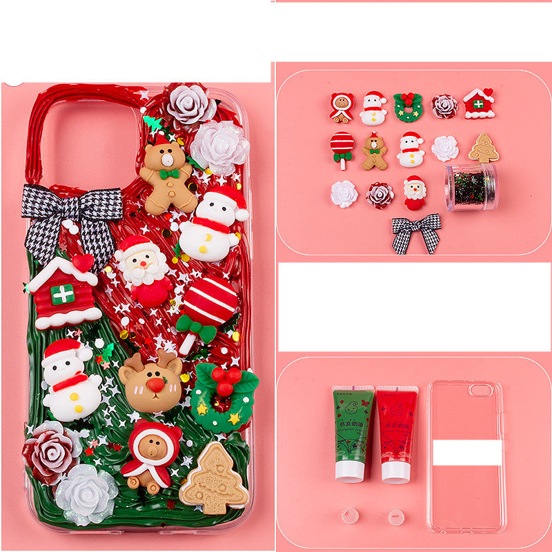 Diy Cream Gel Mobile Phone Case Set Cute Element Resin Accessories