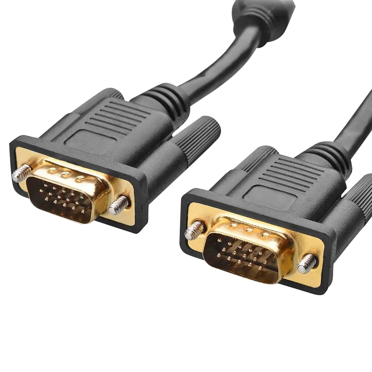 5 CORE VGA to VGA Cable 6Ft 15 Pin VGA Male to Male Video Transmission Extension Cord 1080P Full HD Computer Monitor Projector Cables