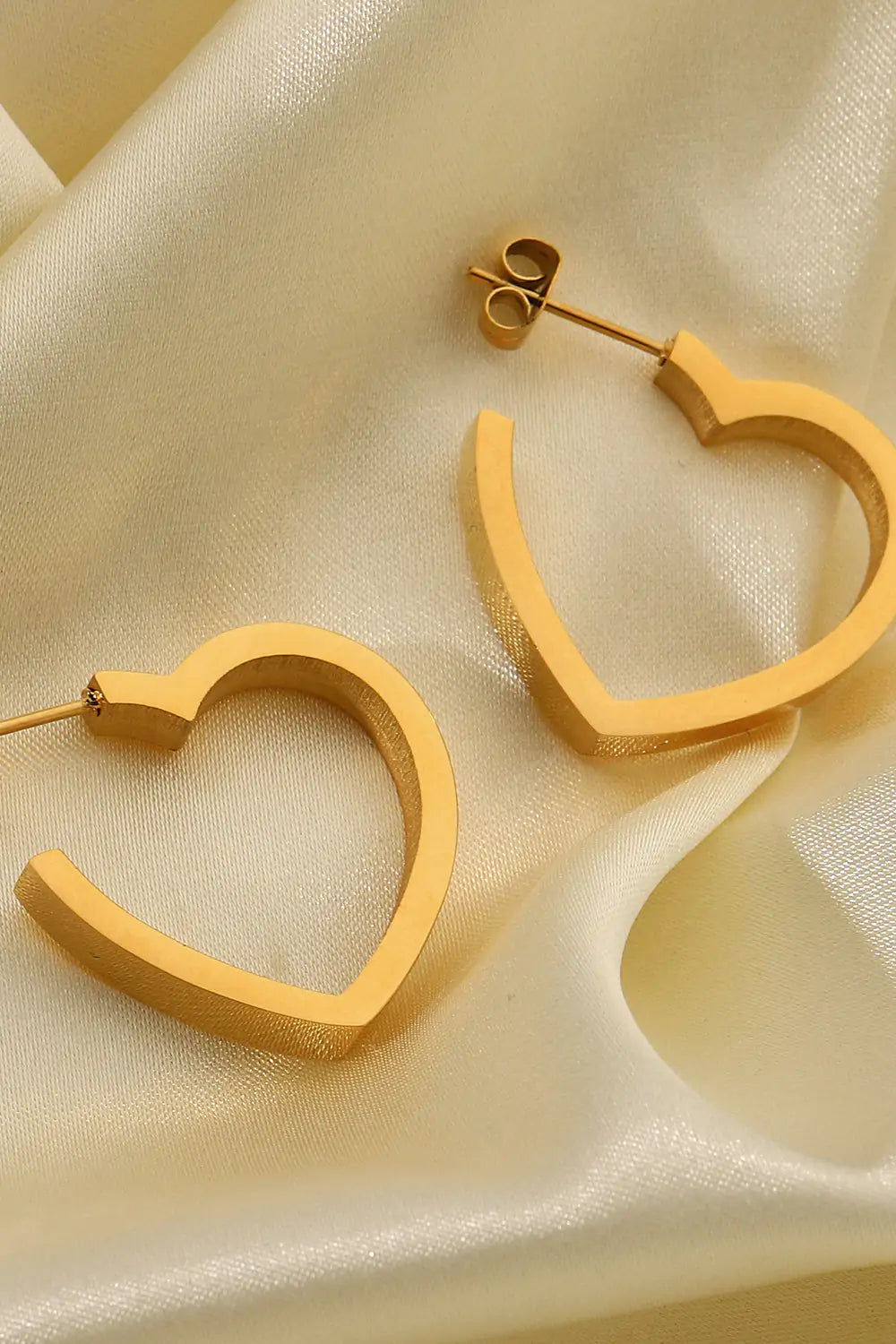 Heart Shape Hoop Earrings