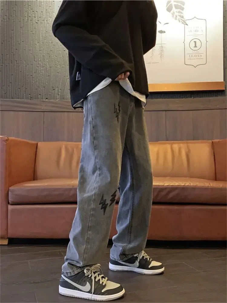 American hip-hop jeans men