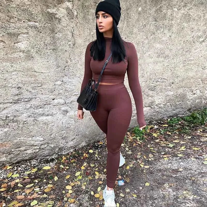 Women 2 Two Piece Set Tracksuit