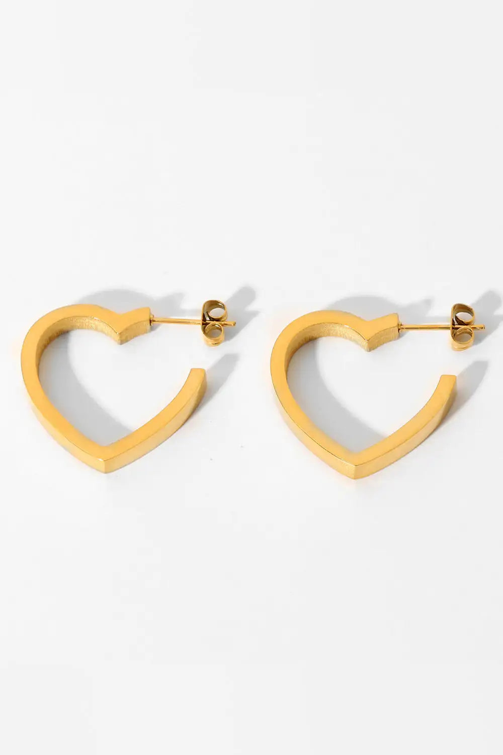 Heart Shape Hoop Earrings