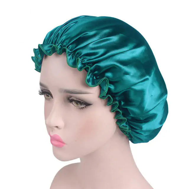 Reversible Satin Hair Caps