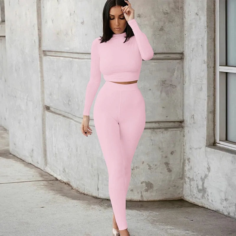 Women 2 Two Piece Set Tracksuit