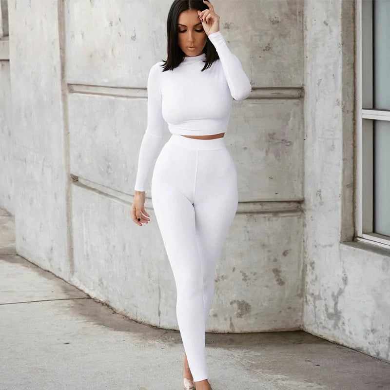 Women 2 Two Piece Set Tracksuit