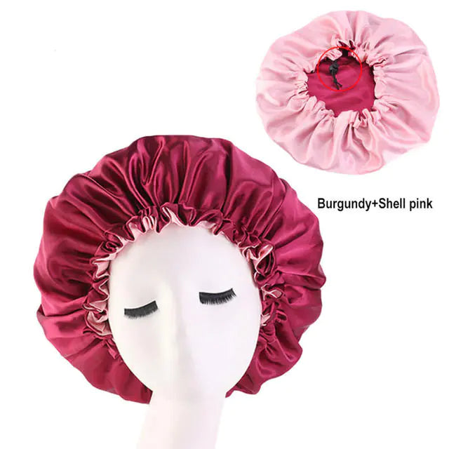 Women Satin Sleeping/Shower Cap