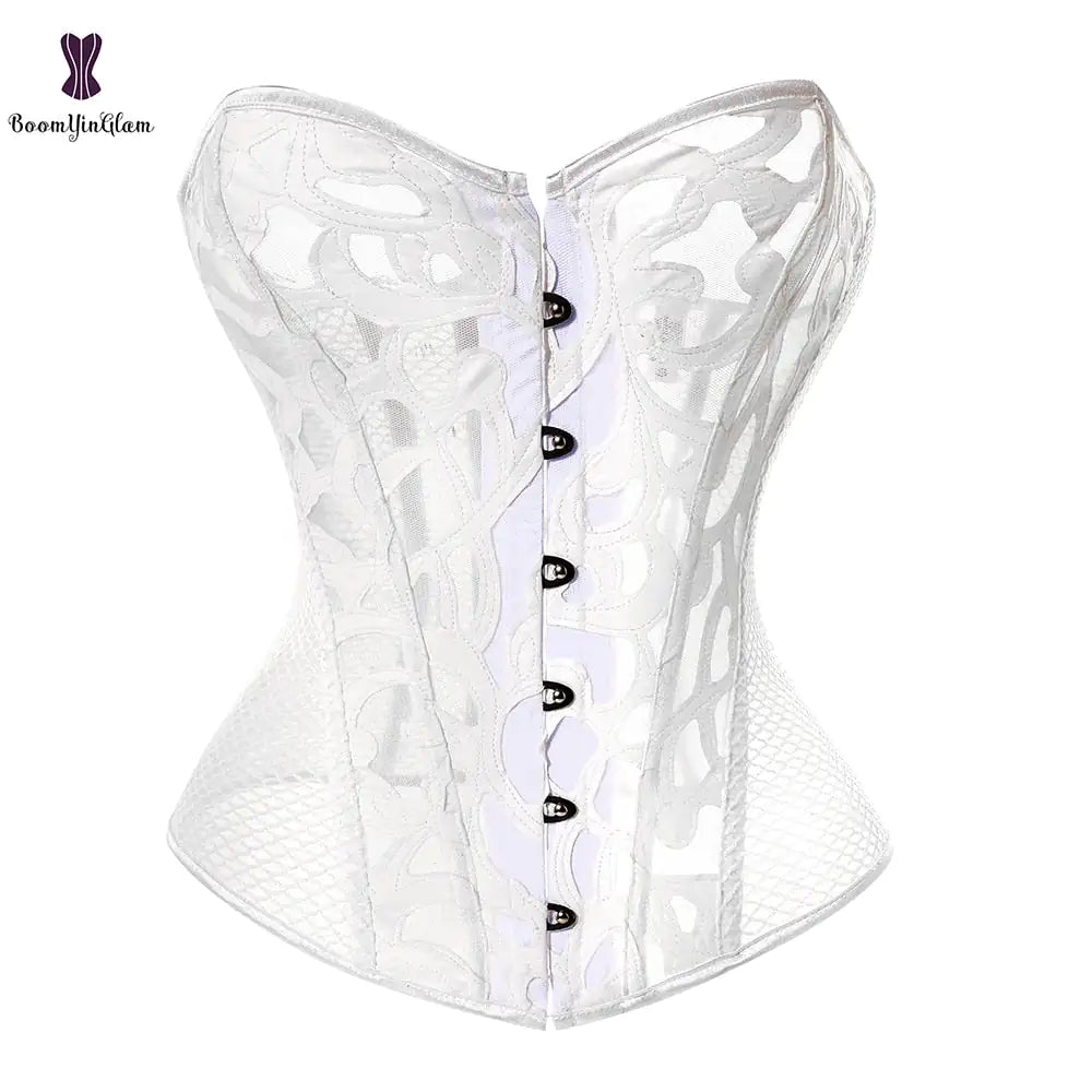 Lace Up Overbust Corset