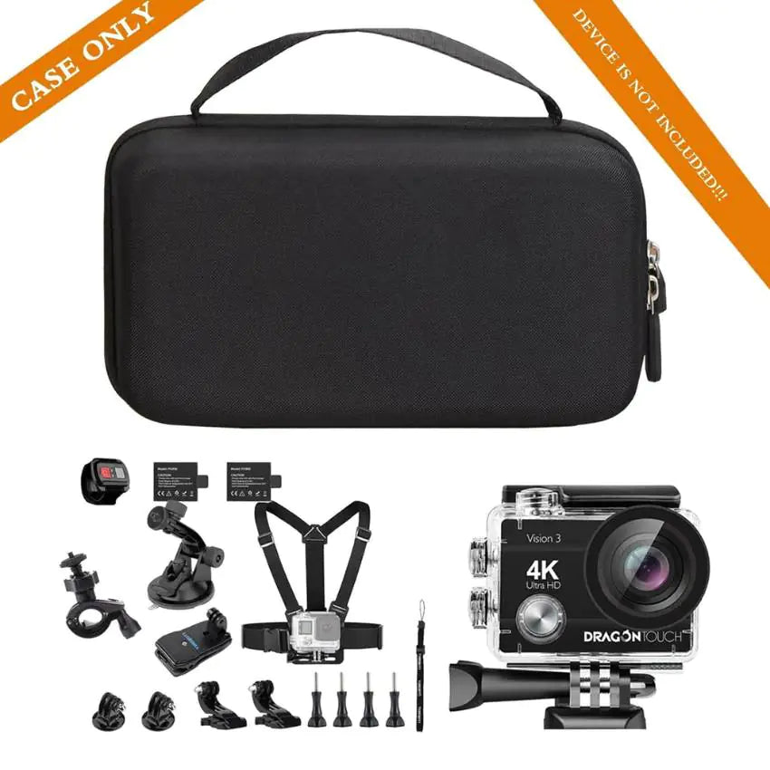 Hard Storage Travel Case for Sports Cam and Accessories