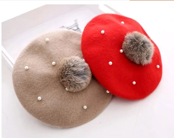 Wool Beret Cap