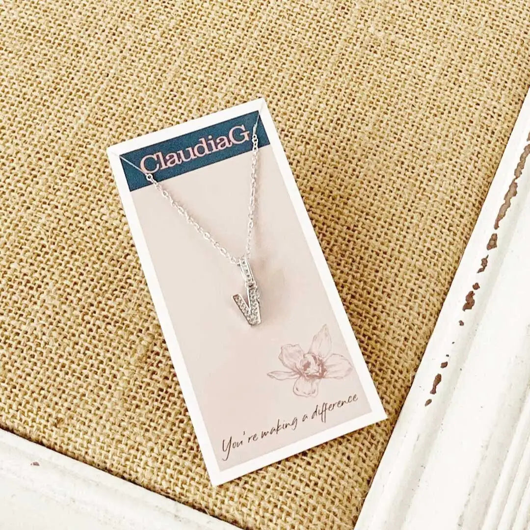 Stainless Steel Letter Necklace