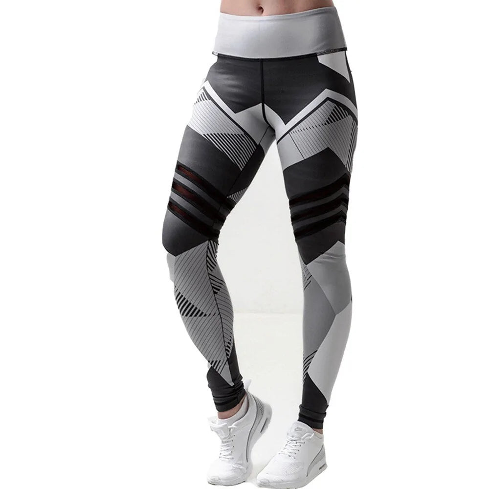 Plus Size Camouflage Workout Pants