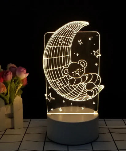 3D Table Night Lamp