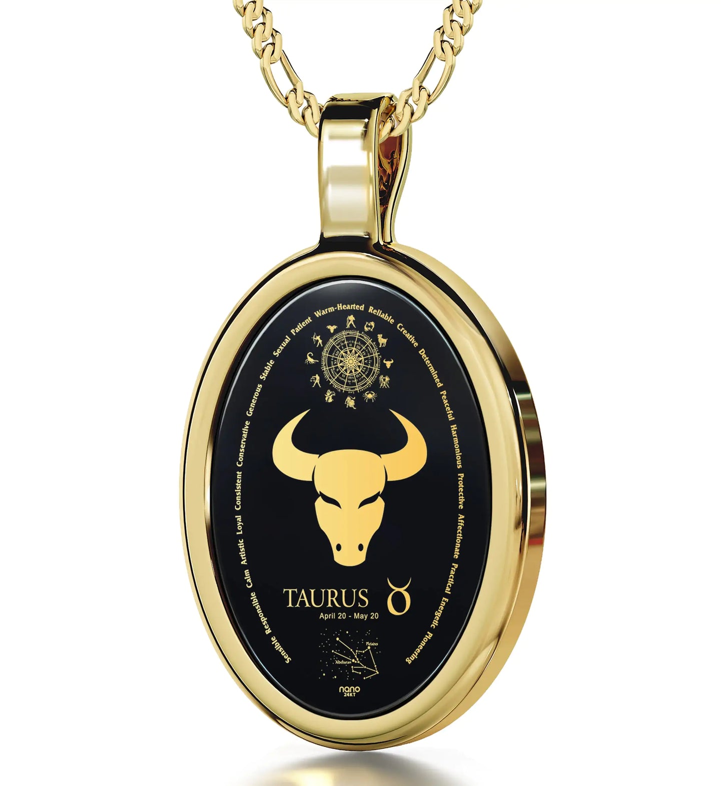 Taurus Zodiac Necklace