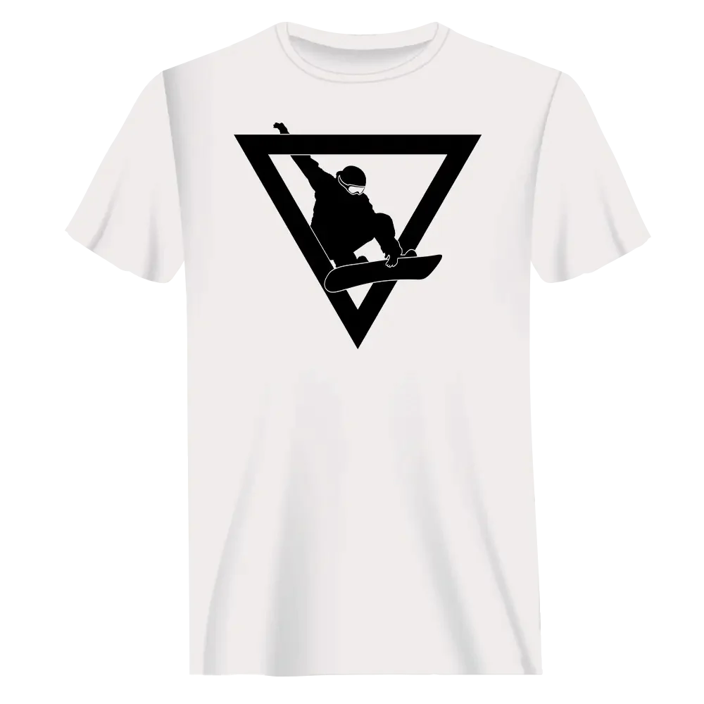 Snowboarder Geometry T-Shirt for Men