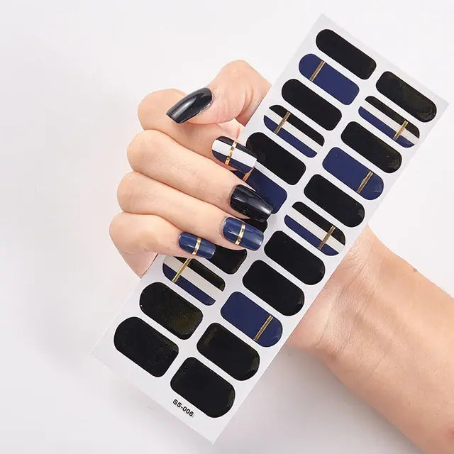 DIY Gel Nail Stickers