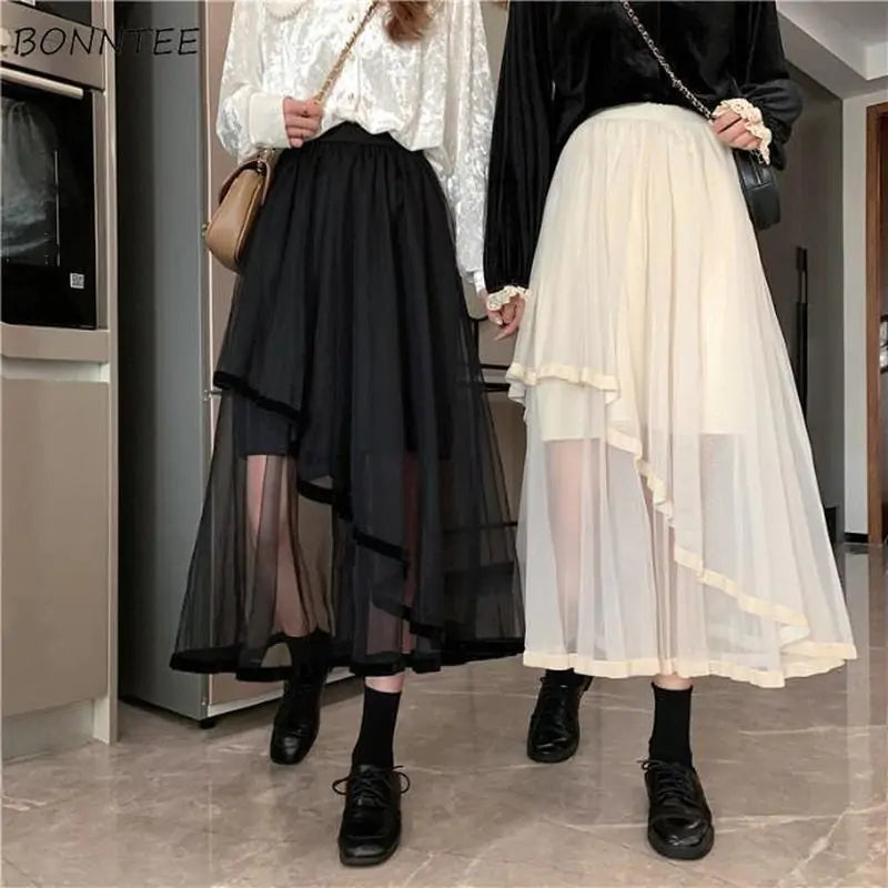 Women Solid Skirt