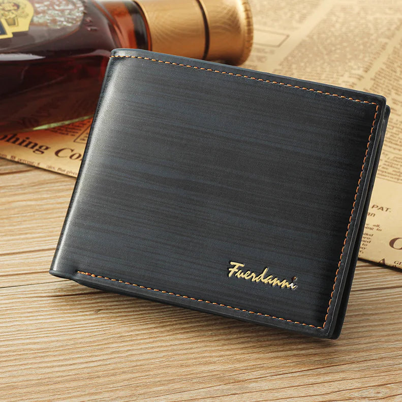 Men's Bifold Leather Credit ID Card Holder Wallet Billfold Purse Clutch Billfold