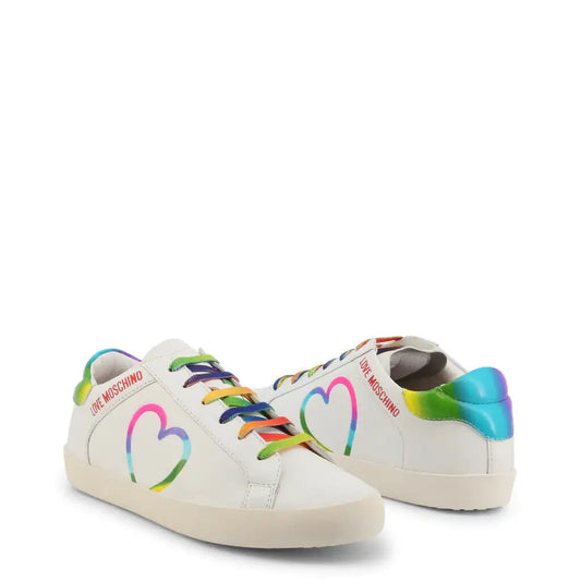 Love Moschino Rainbow Heart Sneakers