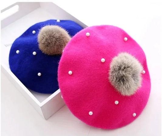 Wool Beret Cap