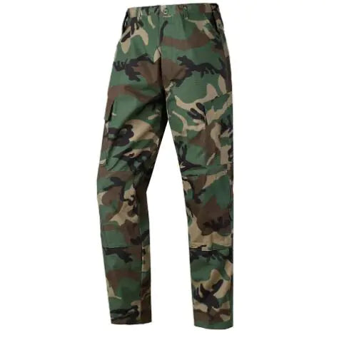 Camo Cargo Pencil Straight Pants