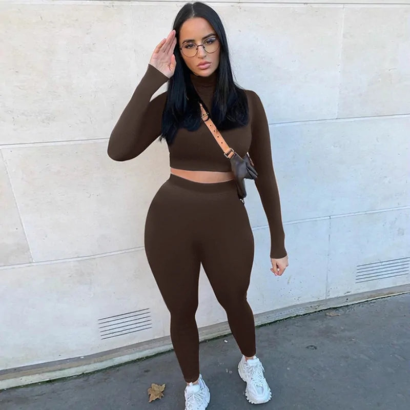 Women 2 Two Piece Set Tracksuit