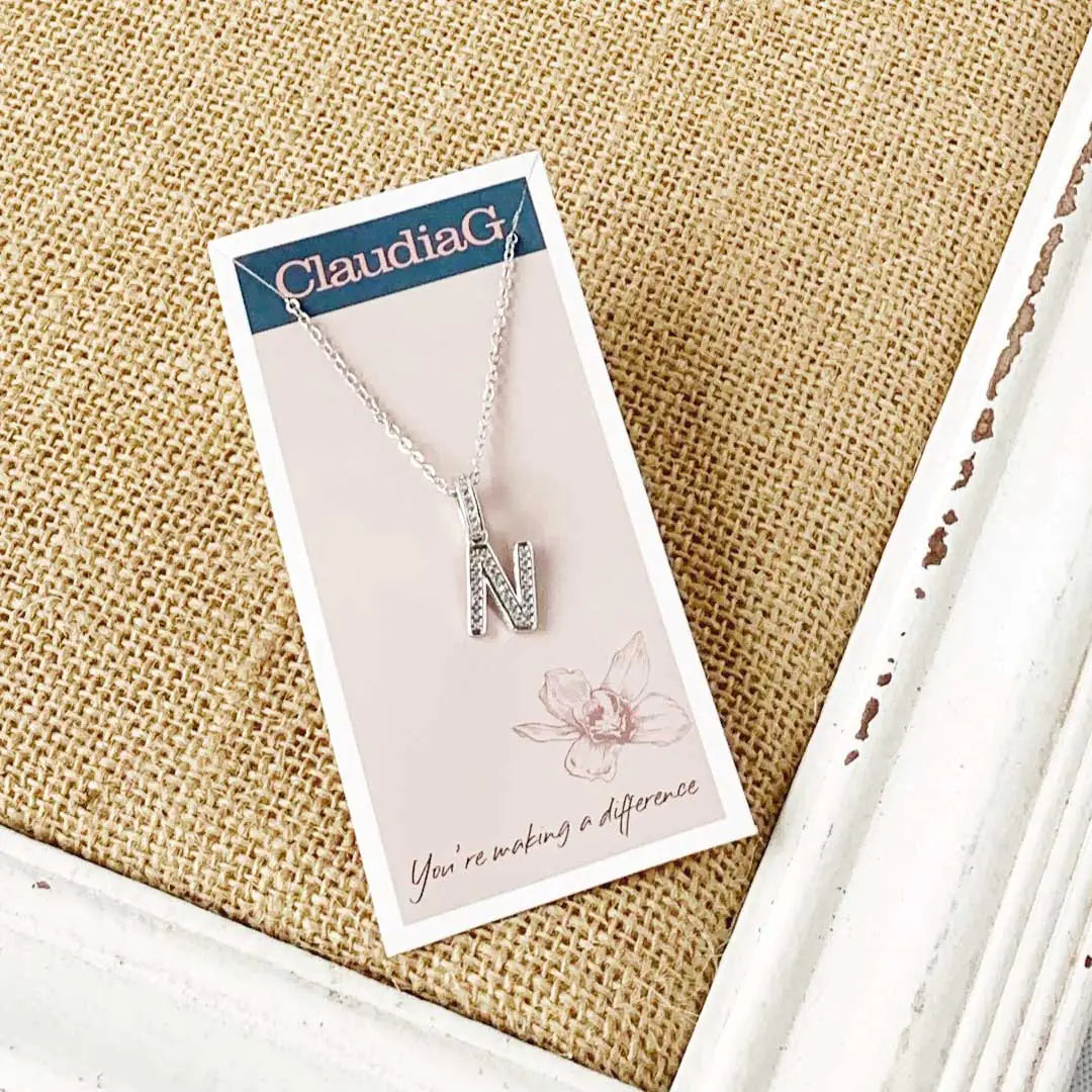 Stainless Steel Letter Necklace