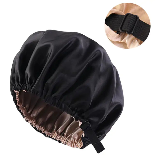 Reversible Satin Hair Caps