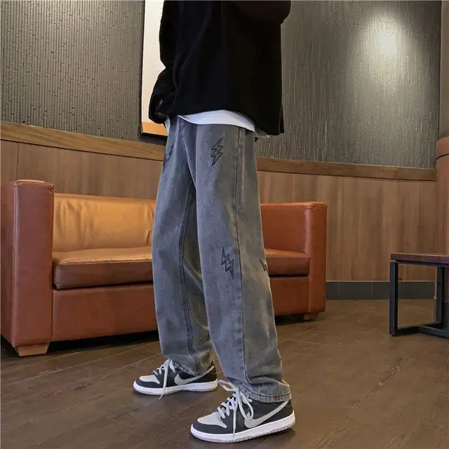 American hip-hop jeans men