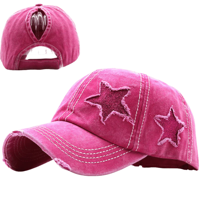 Star Denim Baseball Cap