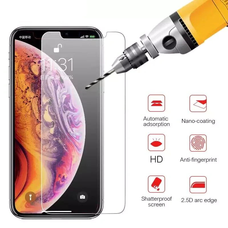 Tempered Glass Screen Protector Film Cover For iPhone 11 / iPhone XR 3-PACK