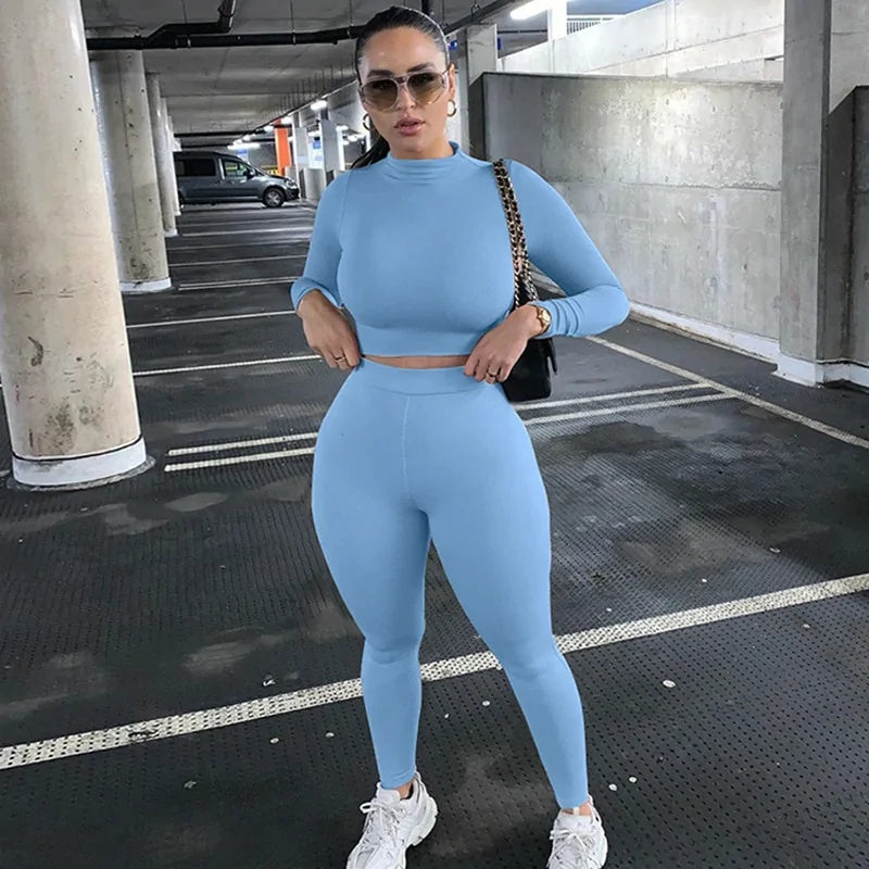 Women 2 Two Piece Set Tracksuit