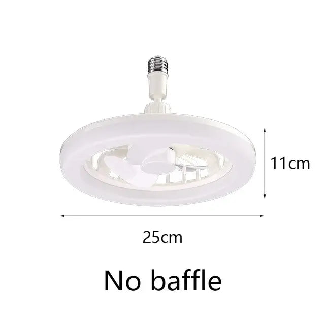 Ceiling Lamp with Remote-Controlled Cooling Fan