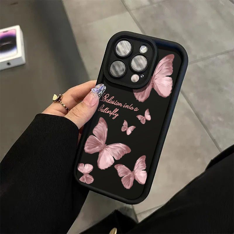 Advanced Butterfly For 15ProMax Phone Case 14 All-inclusive 1312 Drop-resistant Xsxr Soft Case