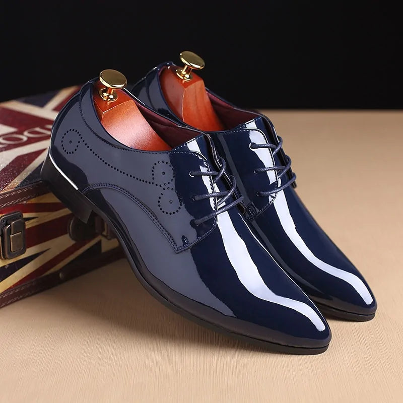 Glossy Oxford Leather Shoes