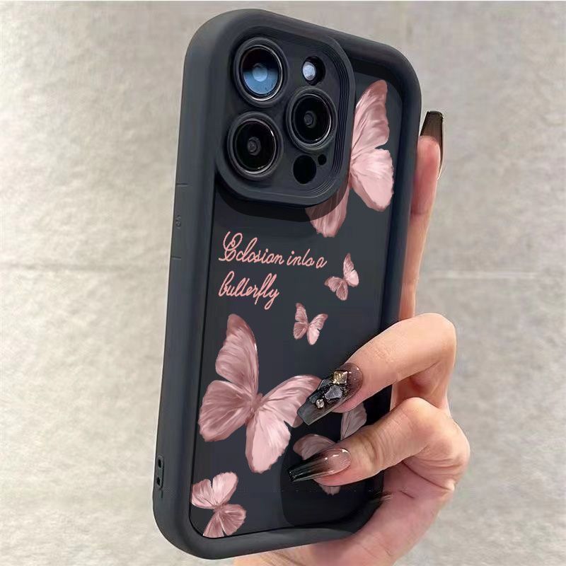 Advanced Butterfly For 15ProMax Phone Case 14 All-inclusive 1312 Drop-resistant Xsxr Soft Case