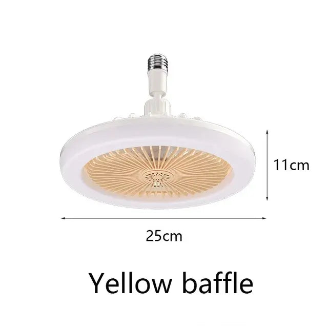 Ceiling Lamp with Remote-Controlled Cooling Fan