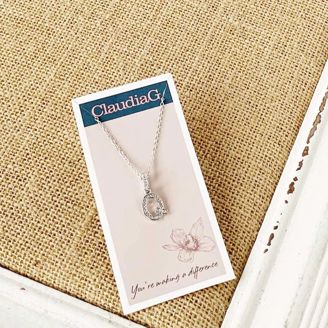 Stainless Steel Letter Necklace