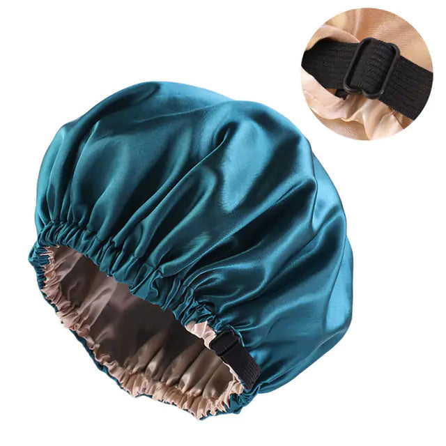 Reversible Satin Hair Caps