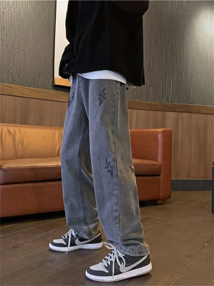 American hip-hop jeans men