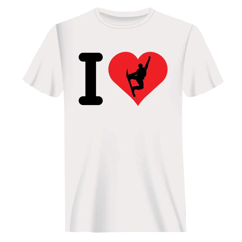 I Love Snowboarding T-Shirt for Men