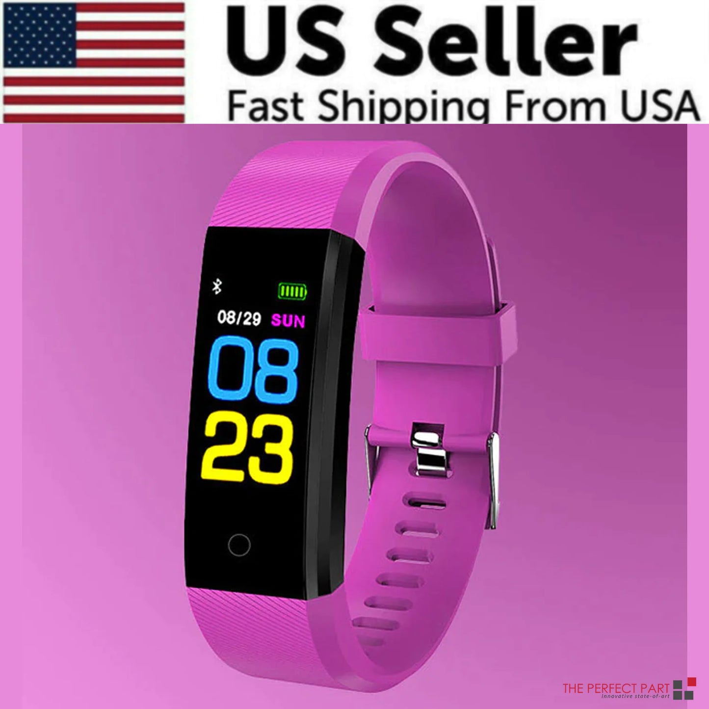 Fitness Smart Watch Activity Tracker Heart Rate For Women Men Oxygen BP Monitor