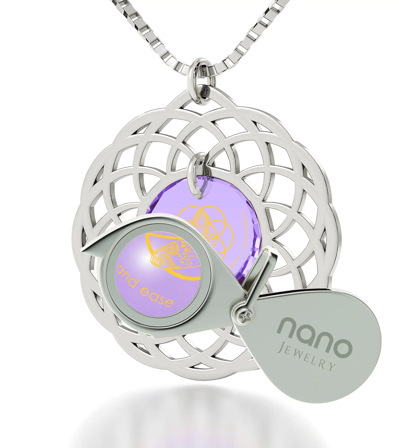 Silver Seed of Life Necklace