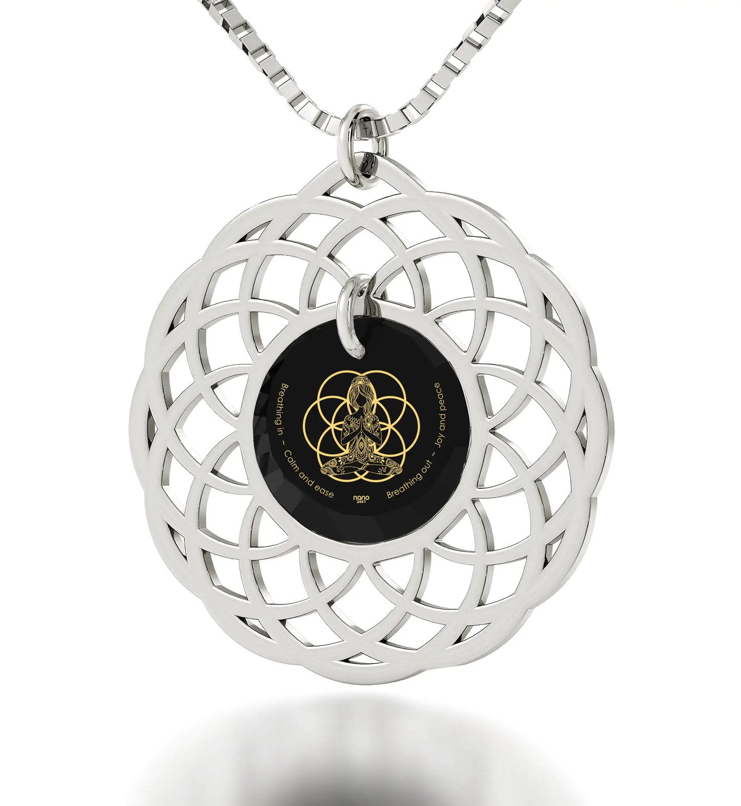 Silver Seed of Life Necklace