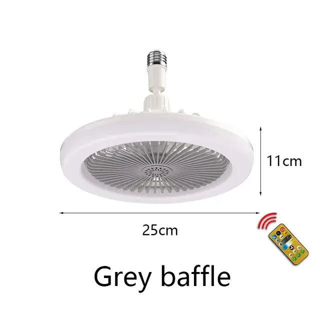 Ceiling Lamp with Remote-Controlled Cooling Fan