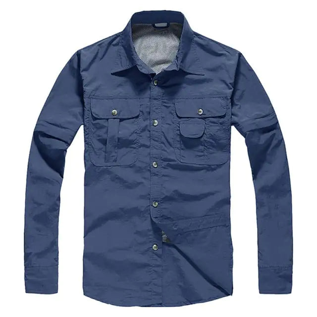 Quick Dry Tactical Button Up Shirt